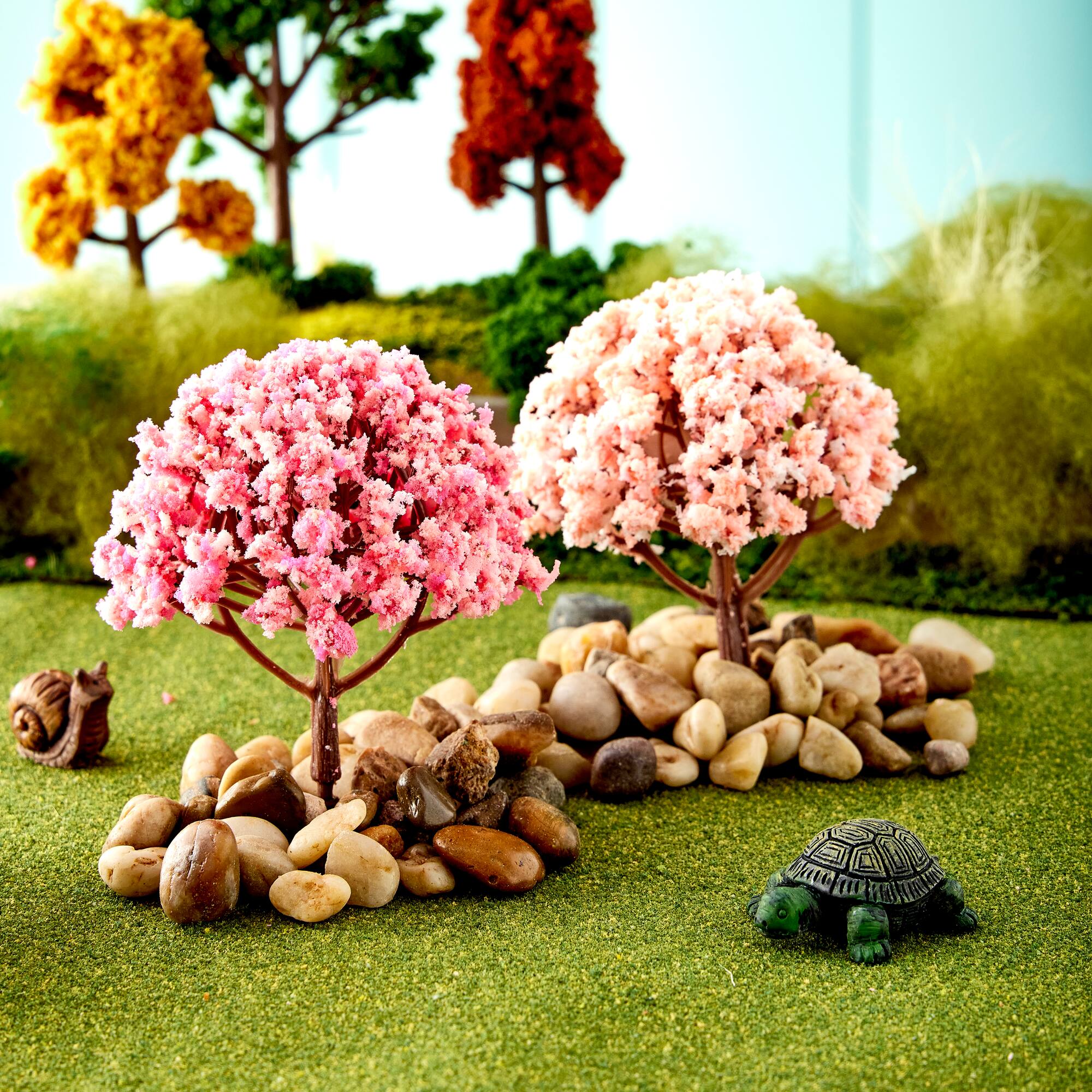 12 Pack: Mini Pink Trees by Make Market®
